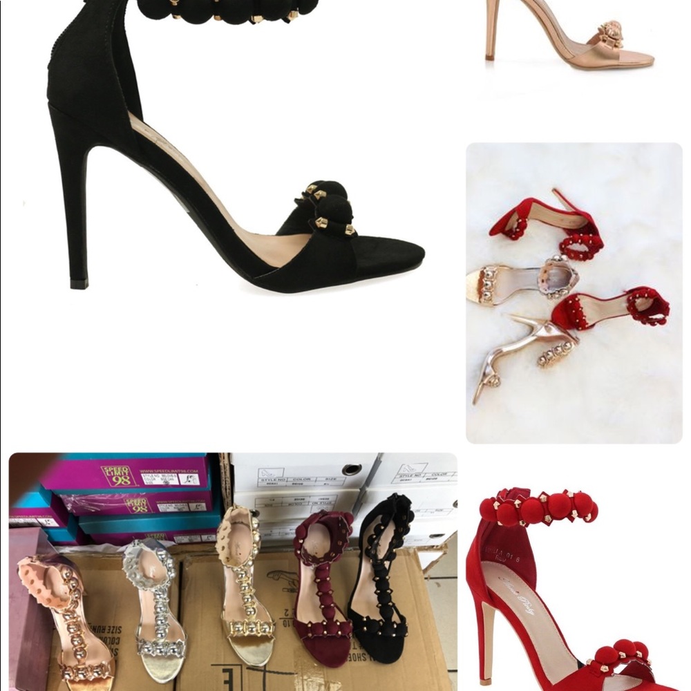 $15 🌹Rose Gold Heels 🌹 Bauble Heels Jewels